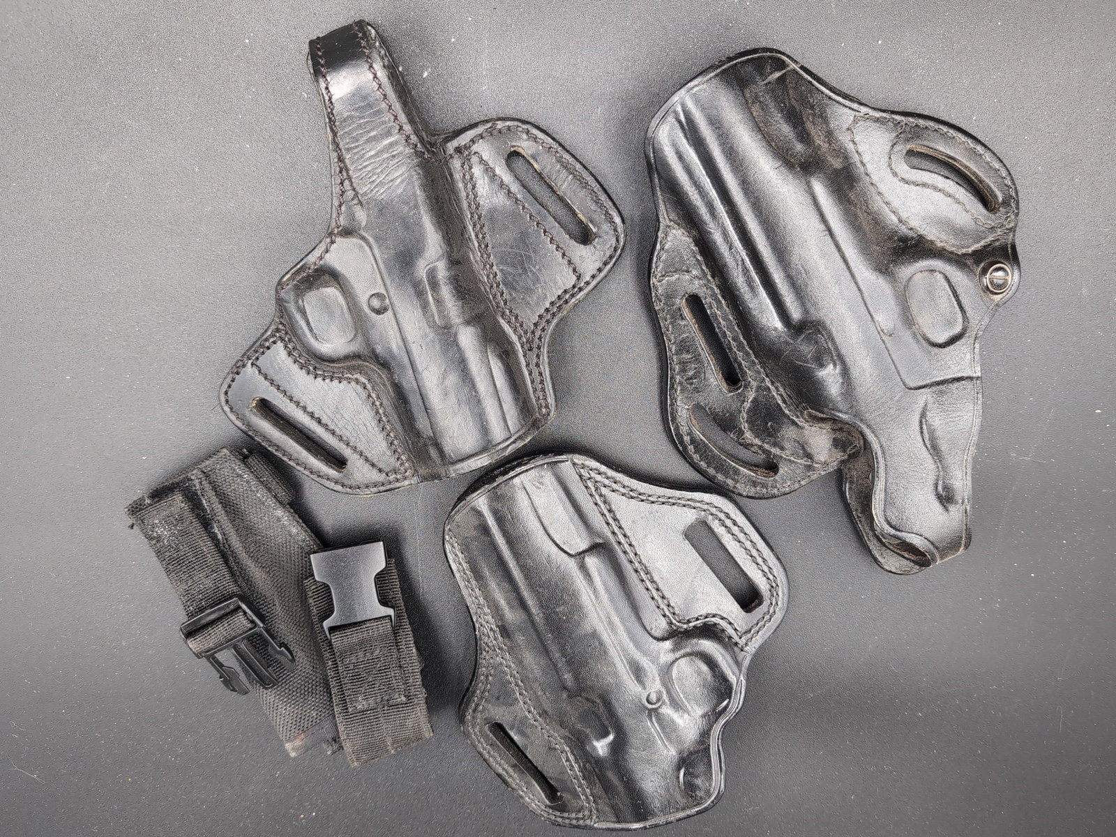 Collection of Galco Leather Holsters and Nylon Accessory (1 of 4)