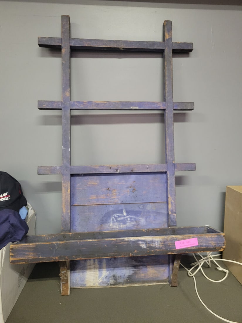 Antique Primitive Wooden General Store Display Rac (1 of 3)