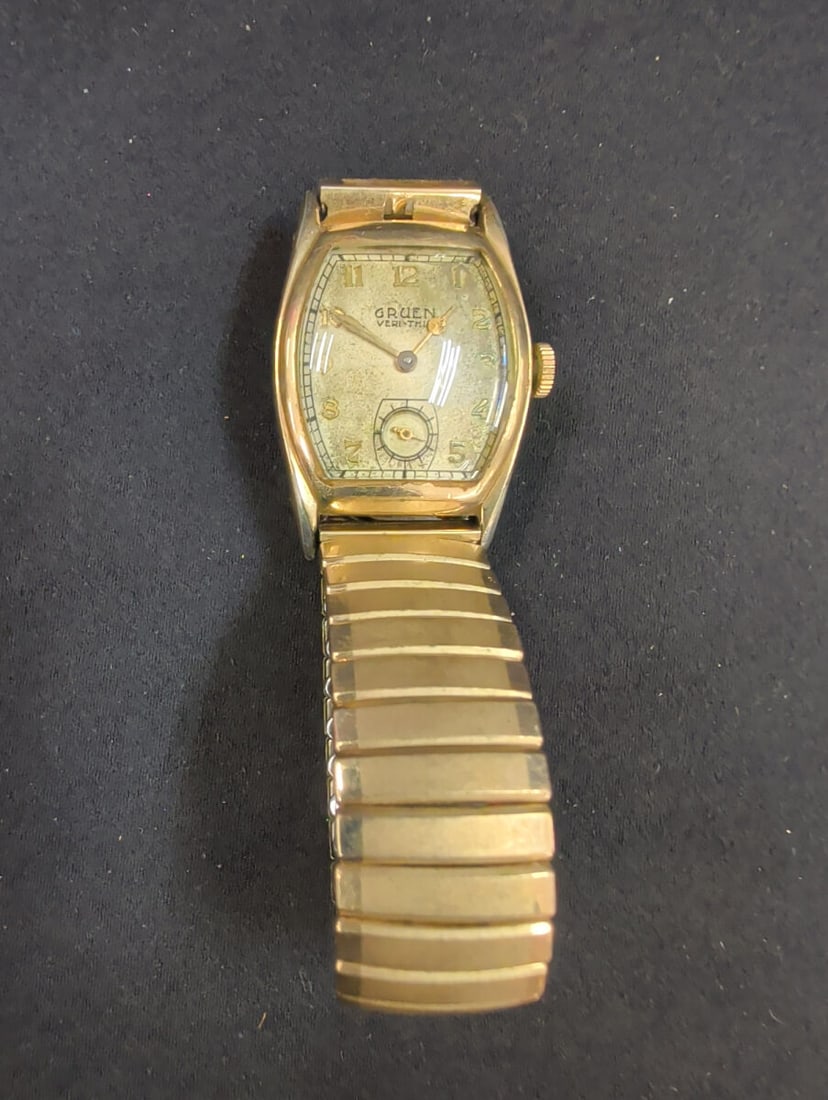 Gruen Veri-Thin Wristwatch with Expansion Band (1 of 2)
