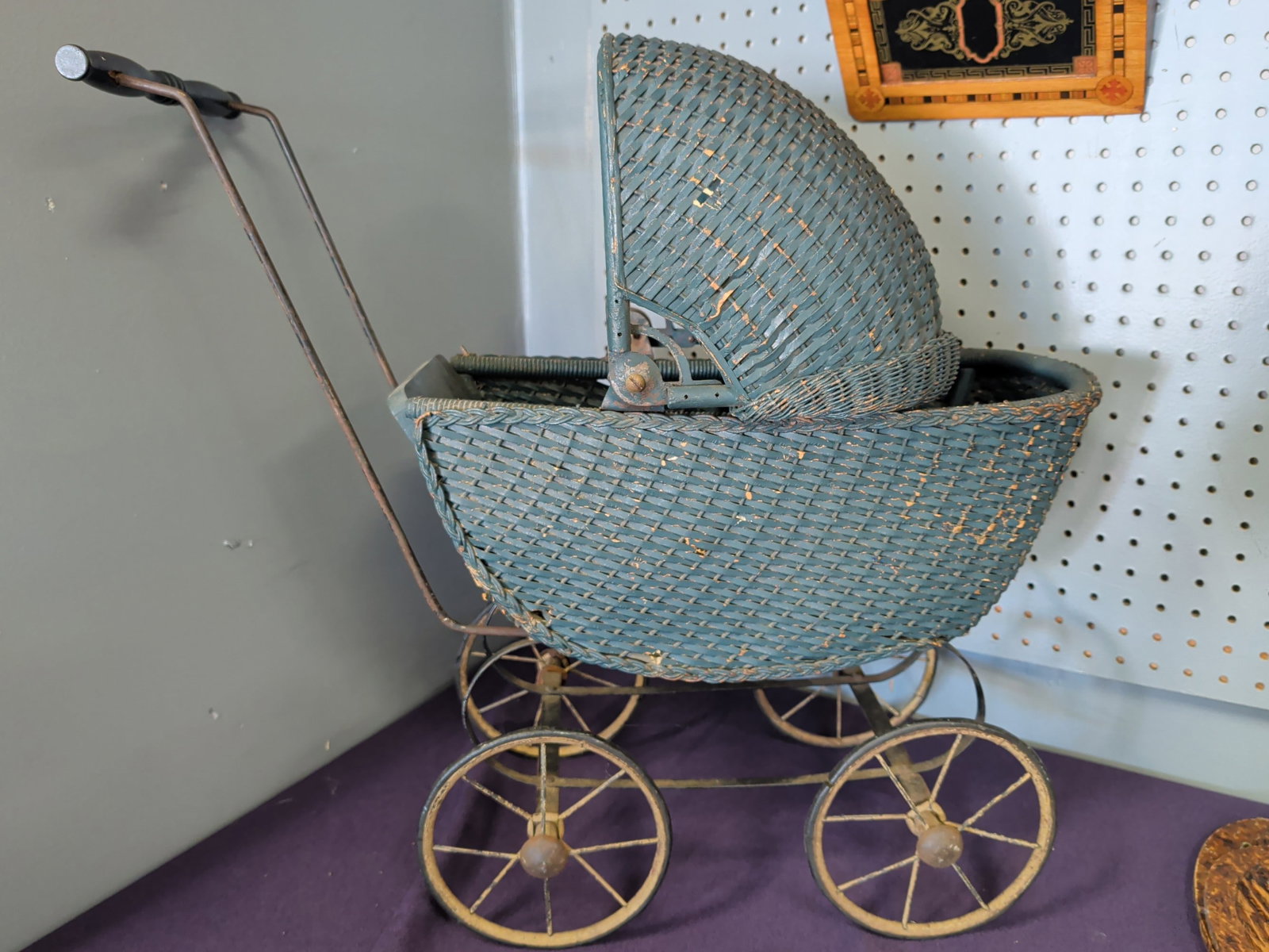 Wicker Doll Buggy - 2