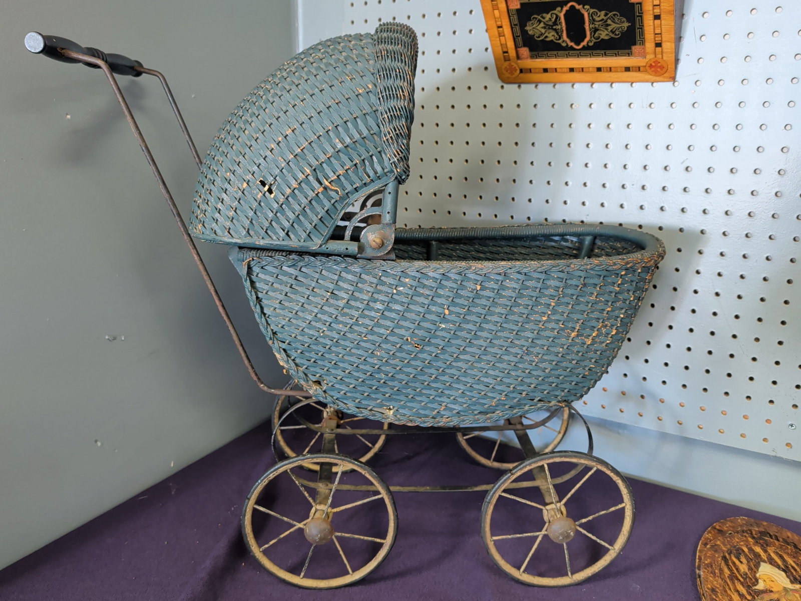 Wicker Doll Buggy - 3