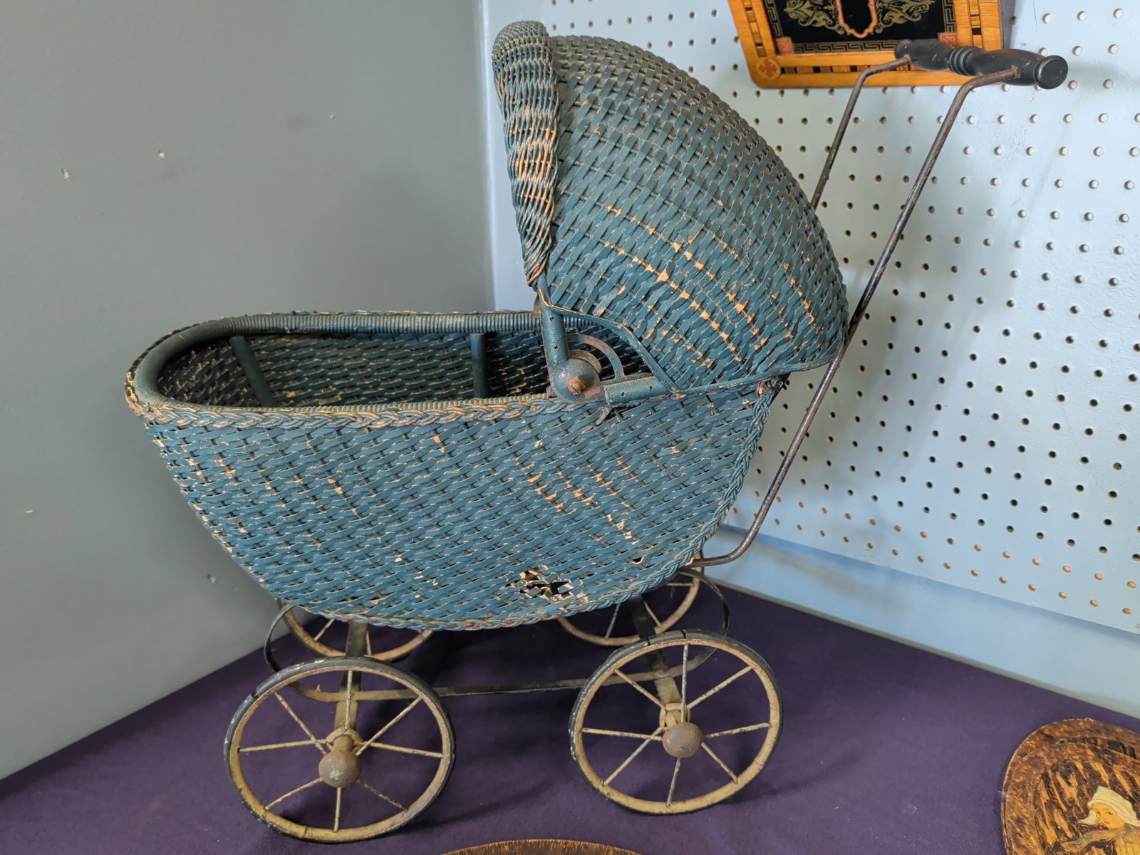 Wicker Doll Buggy - 5