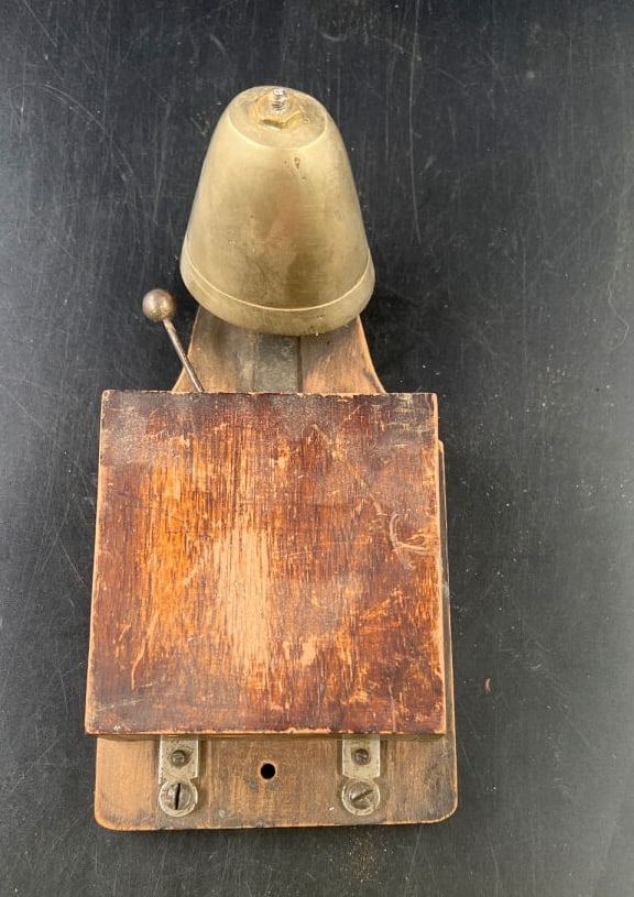 Early Electric Doorbell with Wood Enclosure and Dual Coils (1 of 3)
