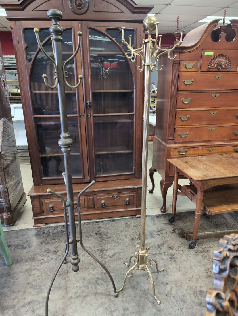 Two Metal Coat Trees (1 of 2)