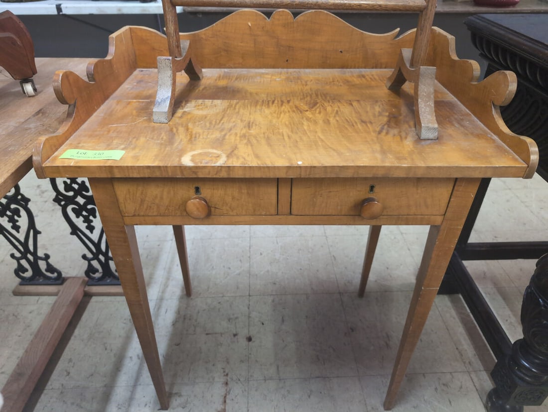 Tiger Maple Washstand - 2