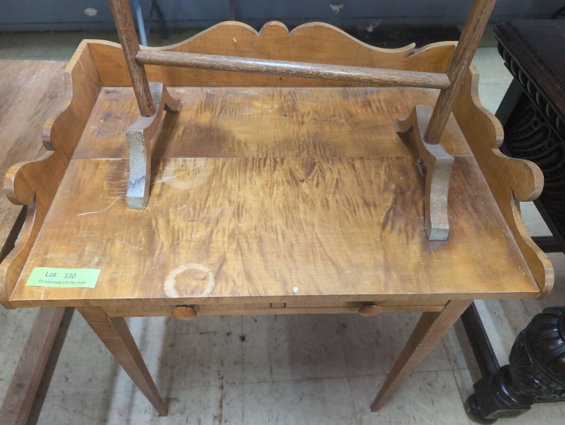 Tiger Maple Washstand - 3