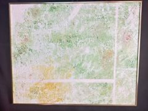 Lawrence Veit Painting: Lawrence Veit 1988 Original oil and acrylic on canvas in gold metal frame. Signed in Verso. The Artist Lawrence Veit. Mr Veit is an award winning, well traveled artist with an interesting background.