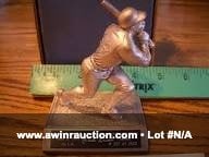 From a Private Estate of a Lifelong Collector & Physician-Sports Legends and Collectibles: Hank Aaron LE Rhode Island Mint & Foundry "Legends in Silver" Figurine -Measures 4" in height and is made from .999 fine silver. 5.0z in total wieght The statue is limited edition and has been seriall