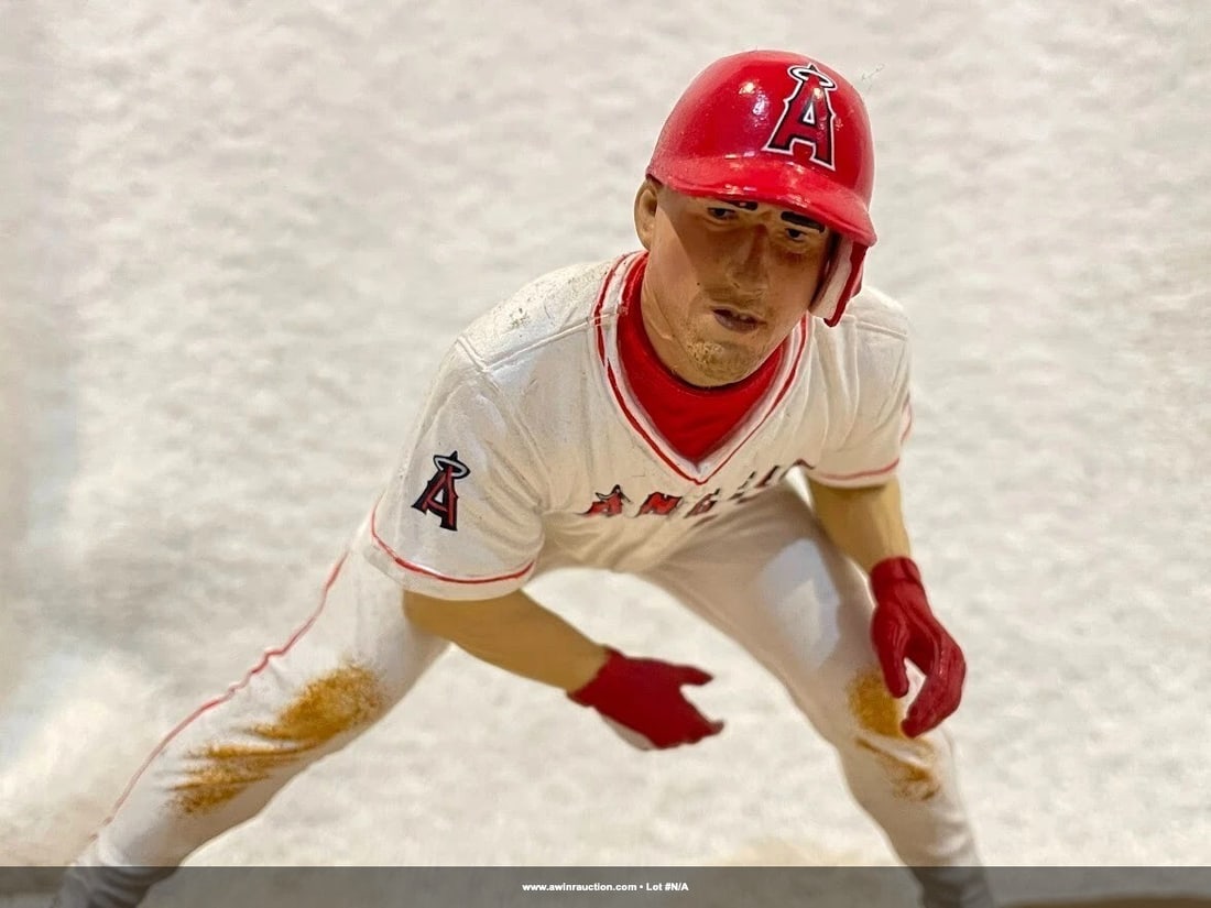 From a Private Estate of a Lifelong Collector & Physician-Sports Legends and Collectibles: RARE Mike Trout 2013 McFarlane Figurine, Los Angeles Anaheim Angels, VERY NICE!
