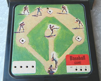 From a Private Estate of a Lifelong Collector & Physician-Sports Legends and Collectibles: Vintage 1960s Hasbro SPIN-A-GAME Baseball Game