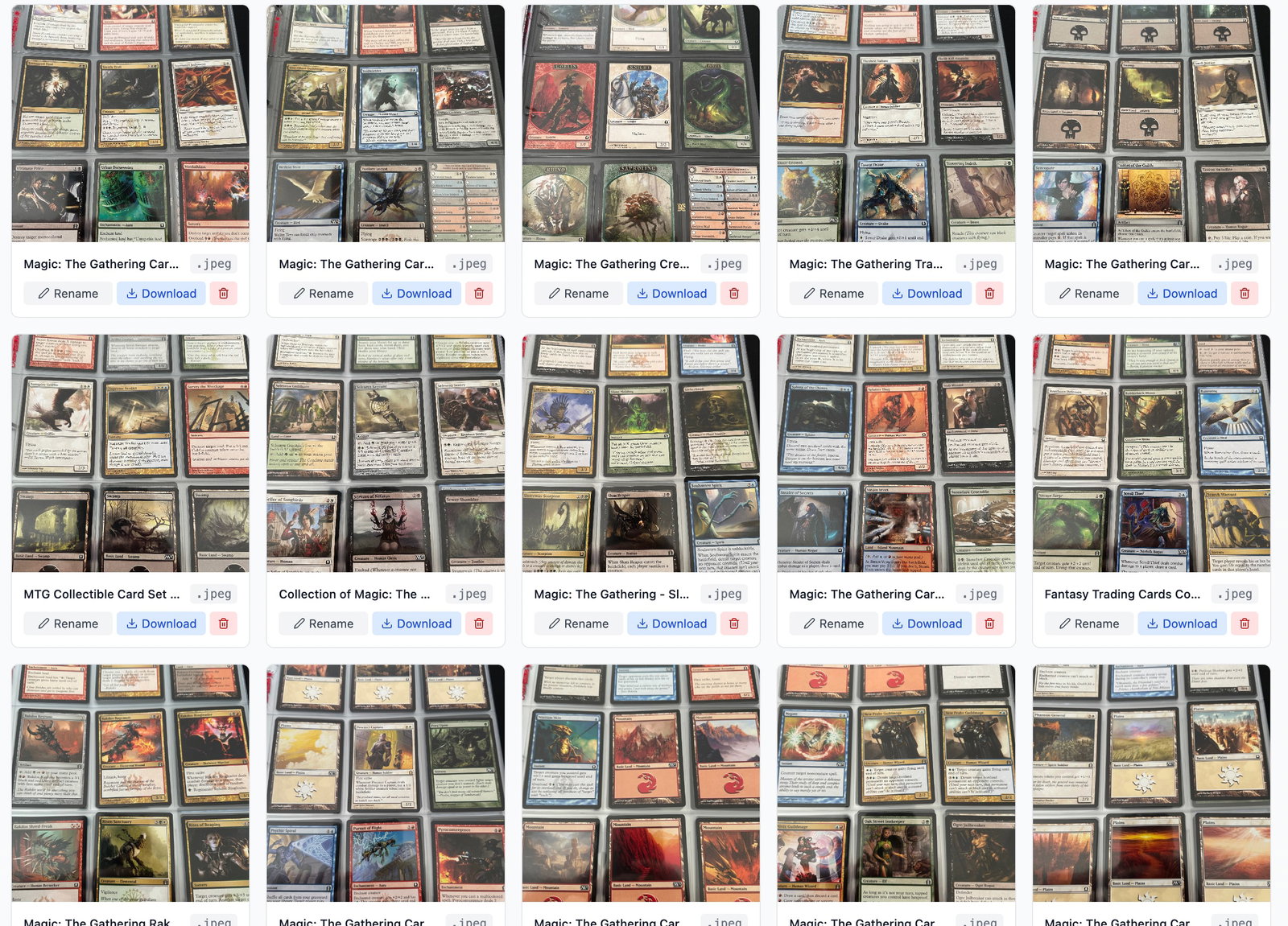 Magic The Gathering Cards (1 of 12)