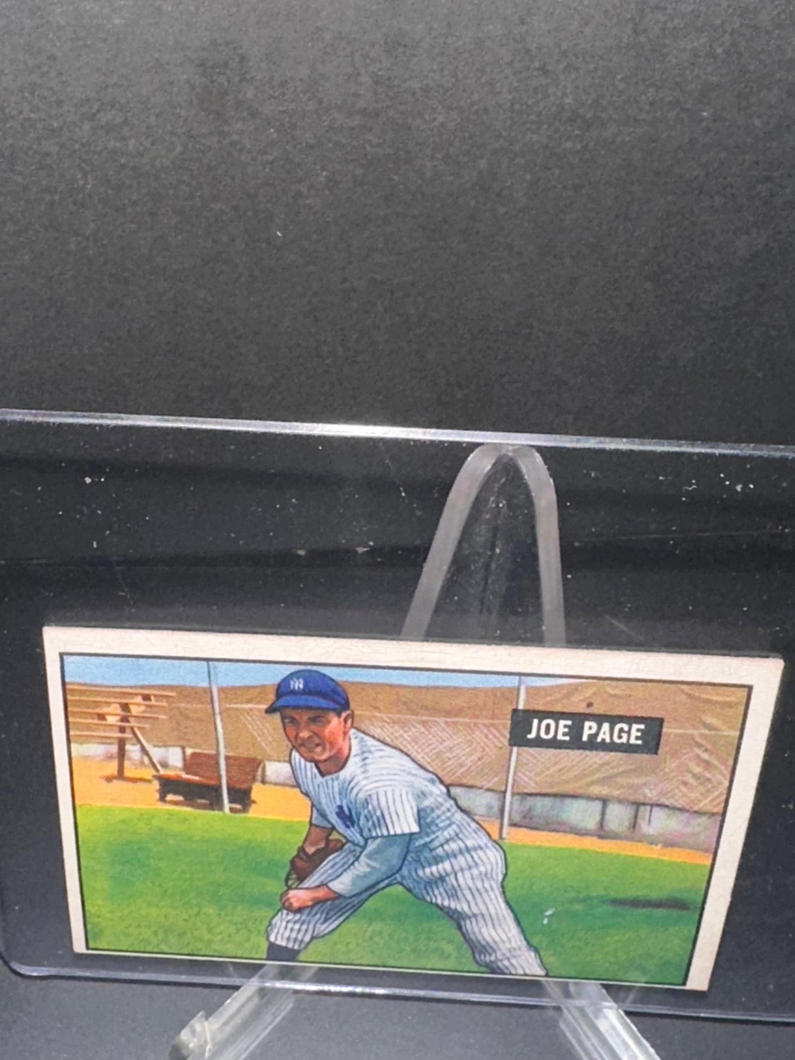 1951 Bowman Joe Page Sports Card (1 of 2)