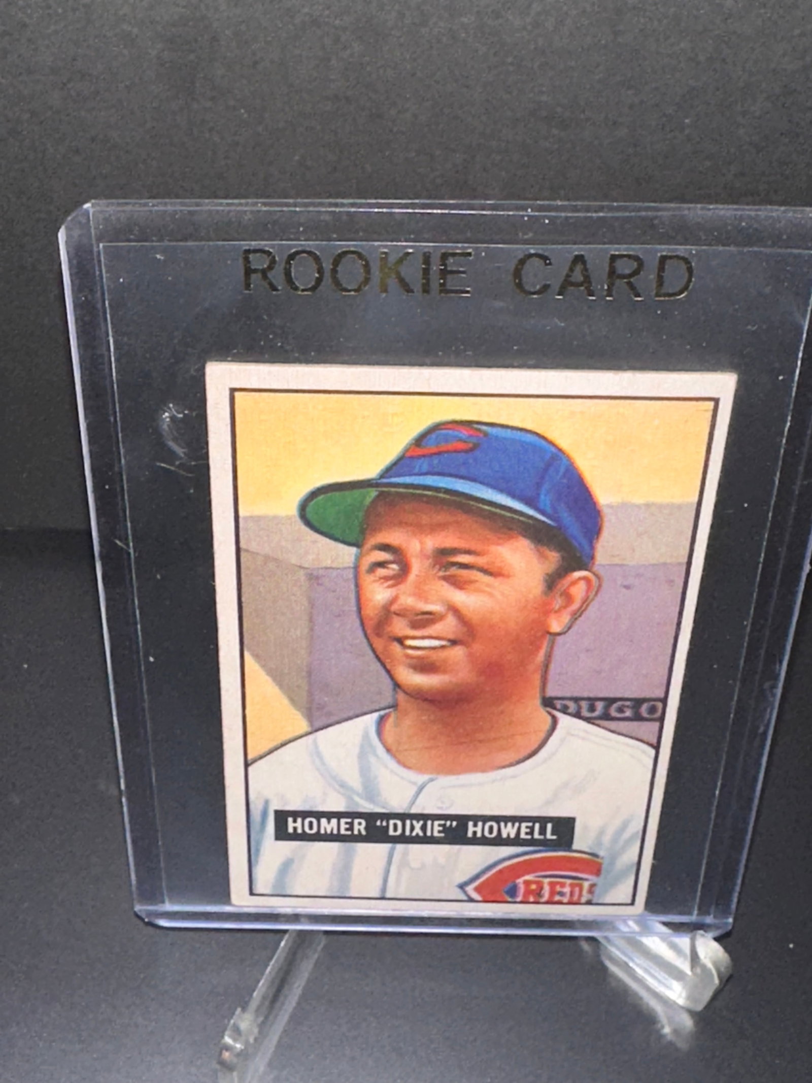1951 Bowman Homer 'Dixie' Howell Rookie Card (1 of 2)