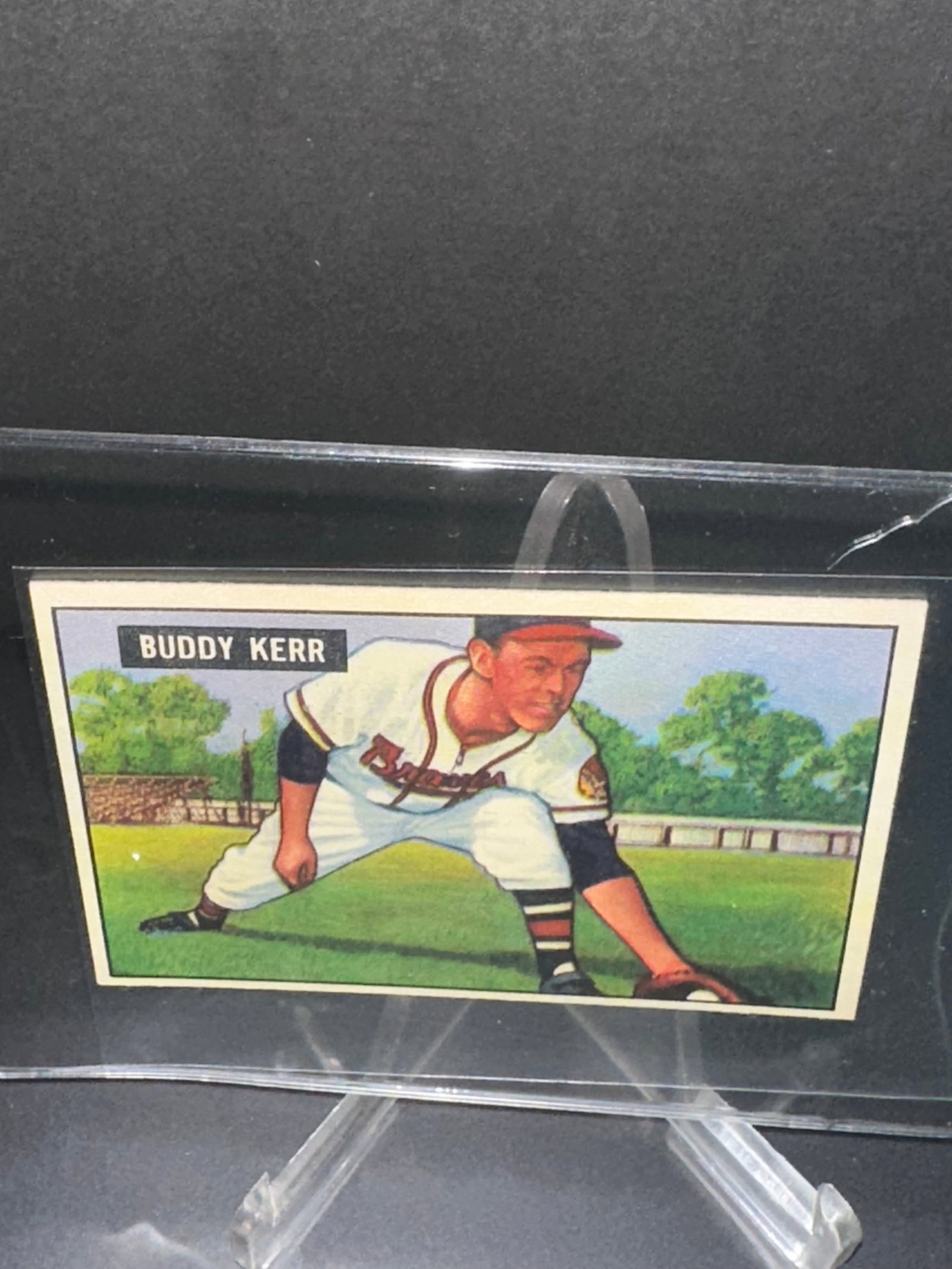 Buddy Kerr Vintage Baseball Card (1 of 2)