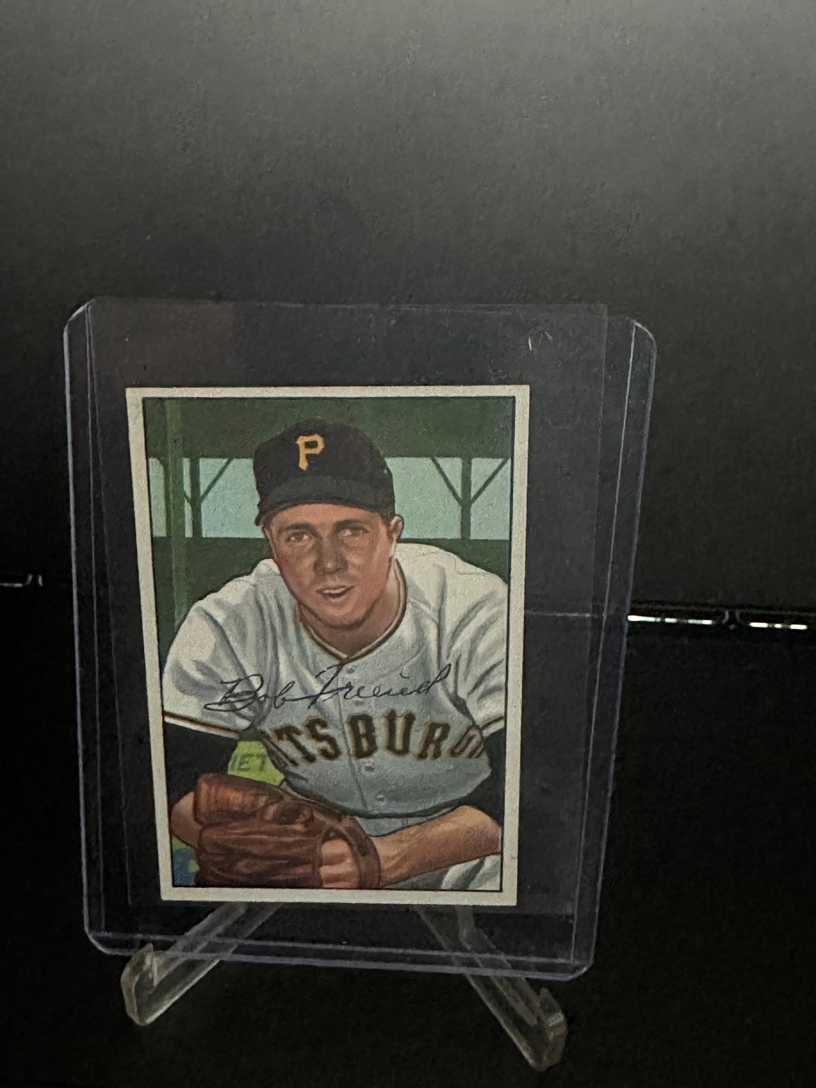 1952 Bowman Bob Friend (1 of 2)