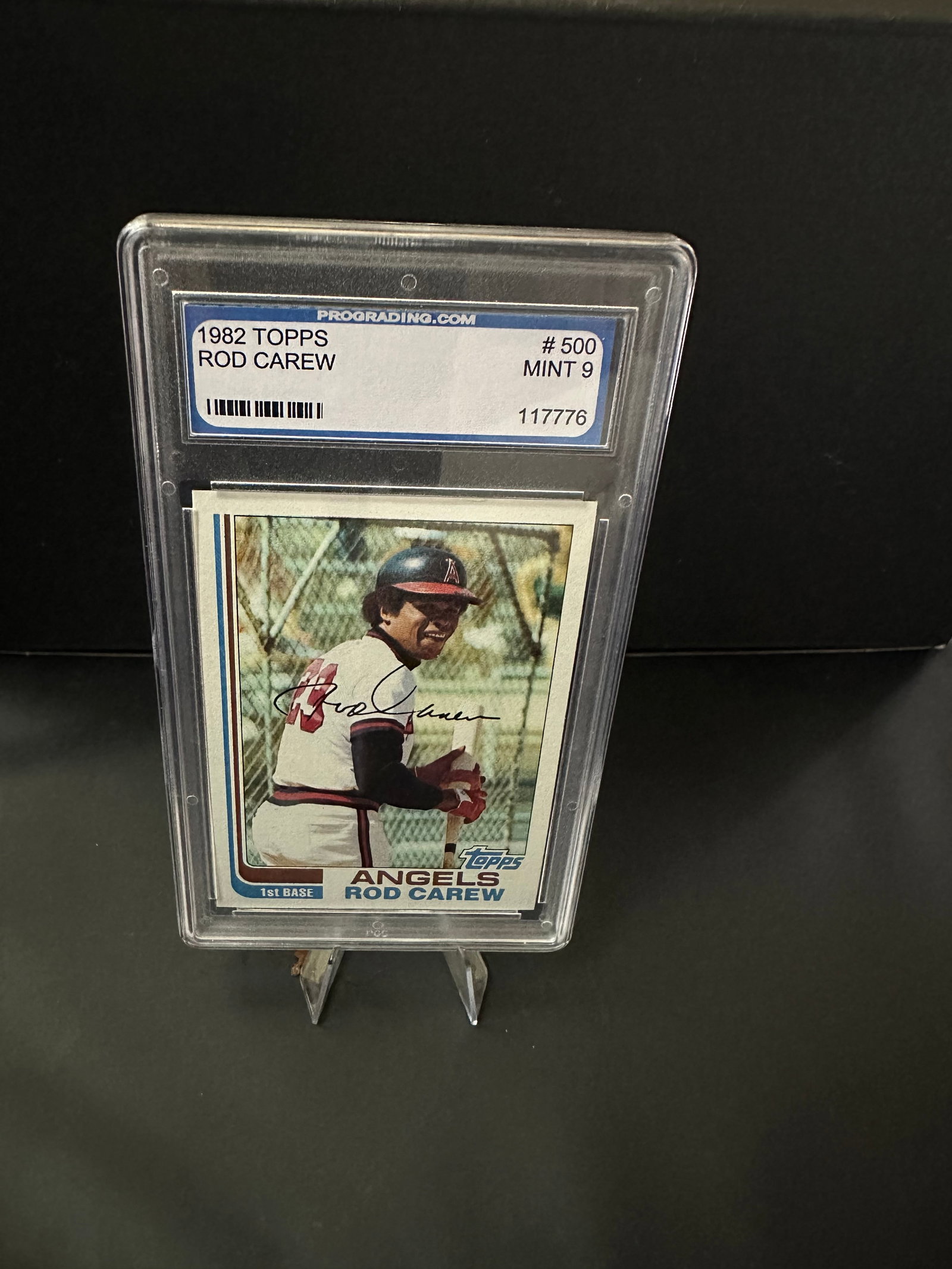 1982 Topps Rod Carew Baseball Card (1 of 2)
