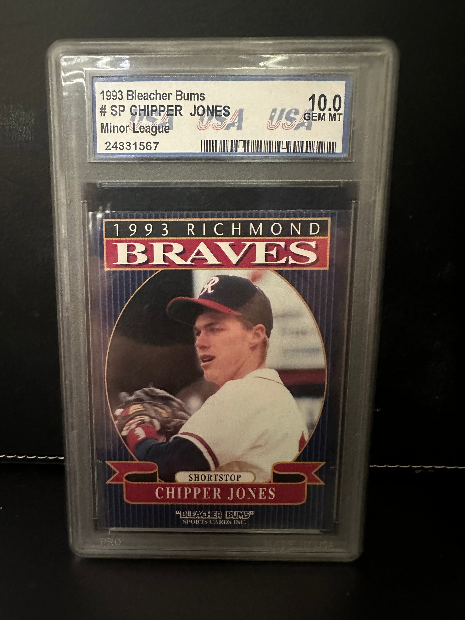 1993 Bleacher Bums Richmond Braves - Chipper Jones - Prototype (1 of 2)