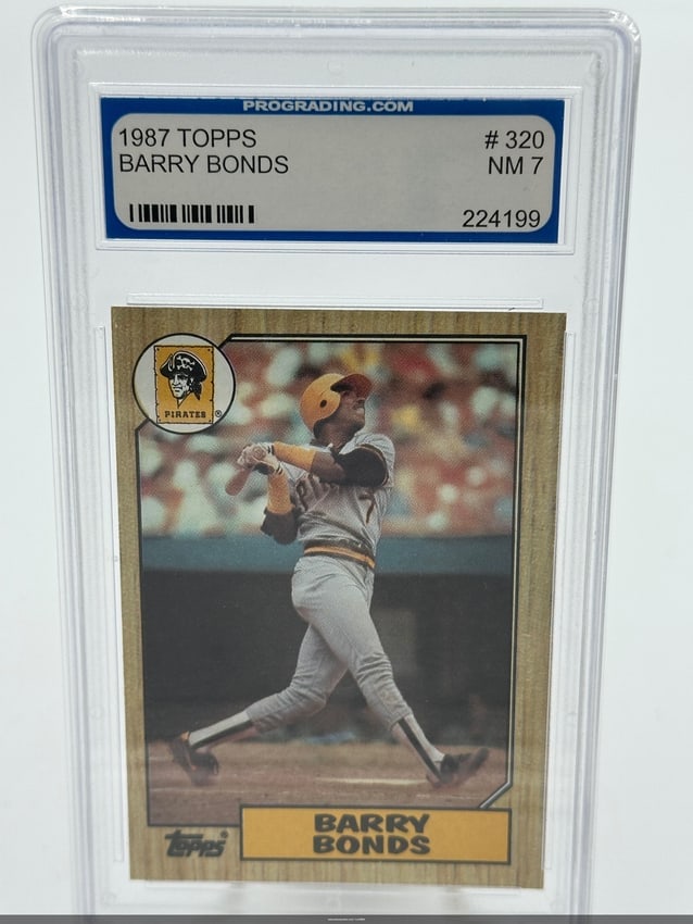 1987 Topps Barry Bonds Baseball Card - Error Card??? (1 of 2)