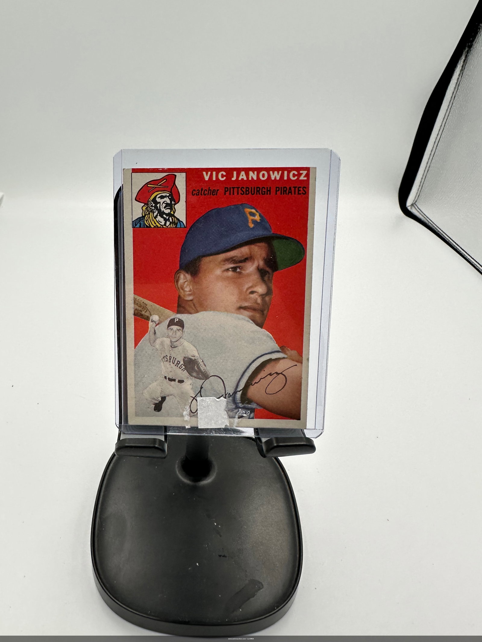 Vic Janowicz Pittsburgh Pirates Baseball Card (1 of 2)