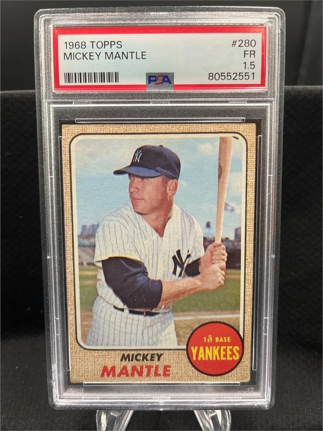 1968 Topps Mickey Mantle #280 (1 of 2)