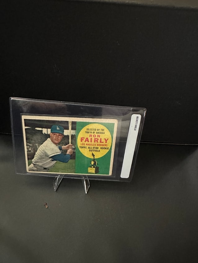 1960 Ron Fairly Topps #321 Rookie: 1960 Topps Baseball #321 Ron Fairly Youth of America All-Star Rookie