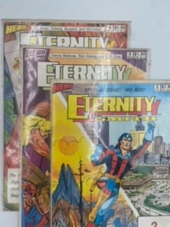 Eternity Smith 1987 comic books by Hero Comics Lot of 5 (1 of 3)