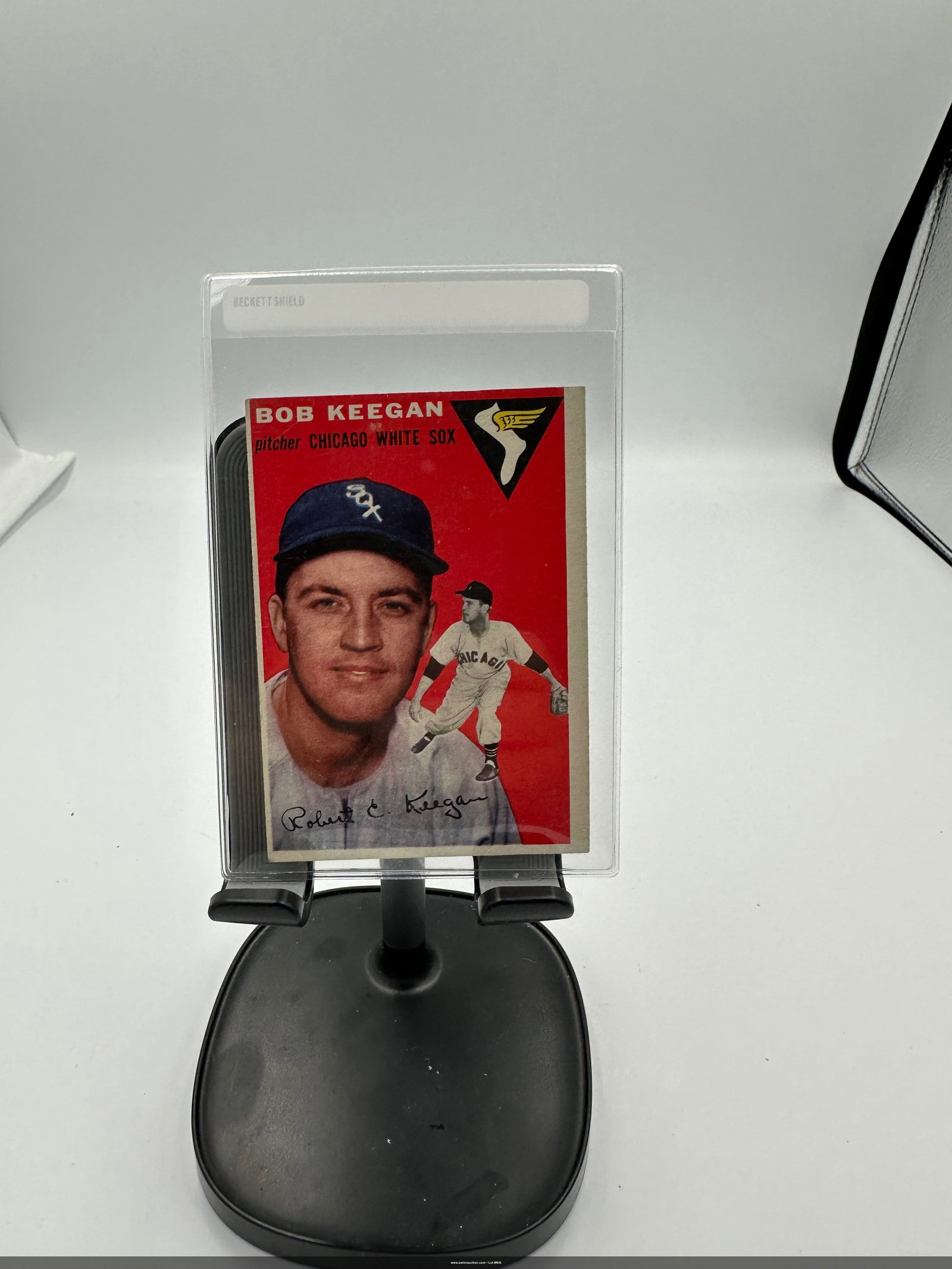 1954 Bob Keegan Chicago White Sox Baseball Card (1 of 2)