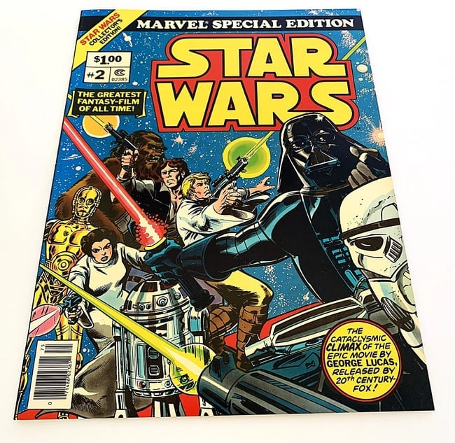 Rare Star Wars 1977 Marvel Special Edition #1 and #2 GIANT Comics (1 of 3)