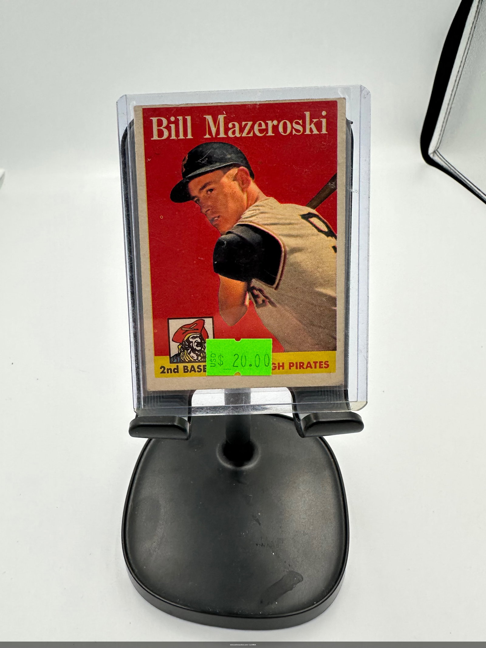 1958 Bill Mazeroski #238 baseball card, featuring the Hall of Fame second baseman (1 of 2)