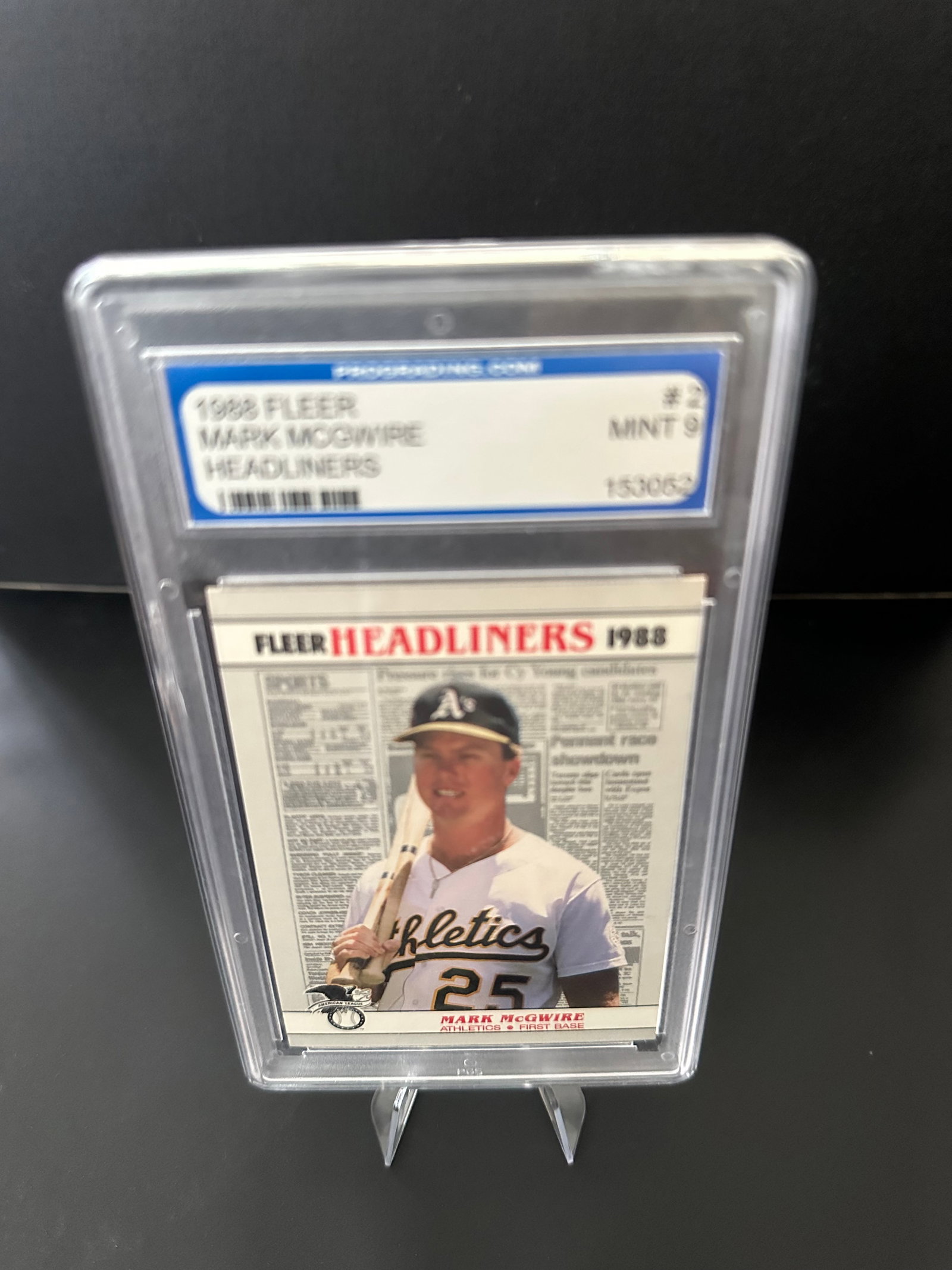 1998 Fleer Mark McGwire Baseball Card (1 of 2)