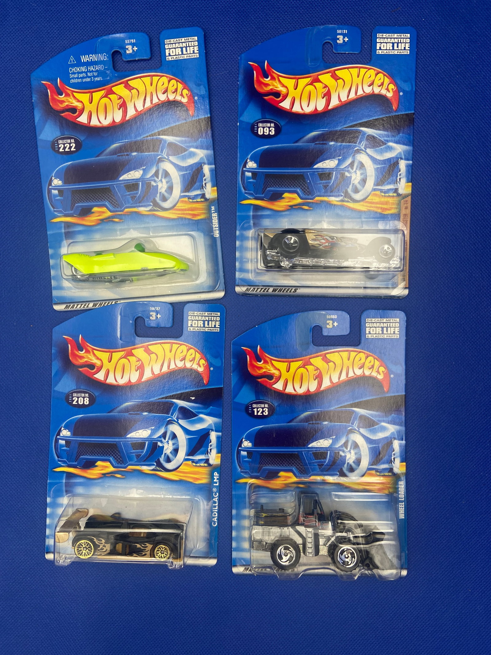 Hot Wheels Collectible Cars Set Lot of 4 (1 of 3)