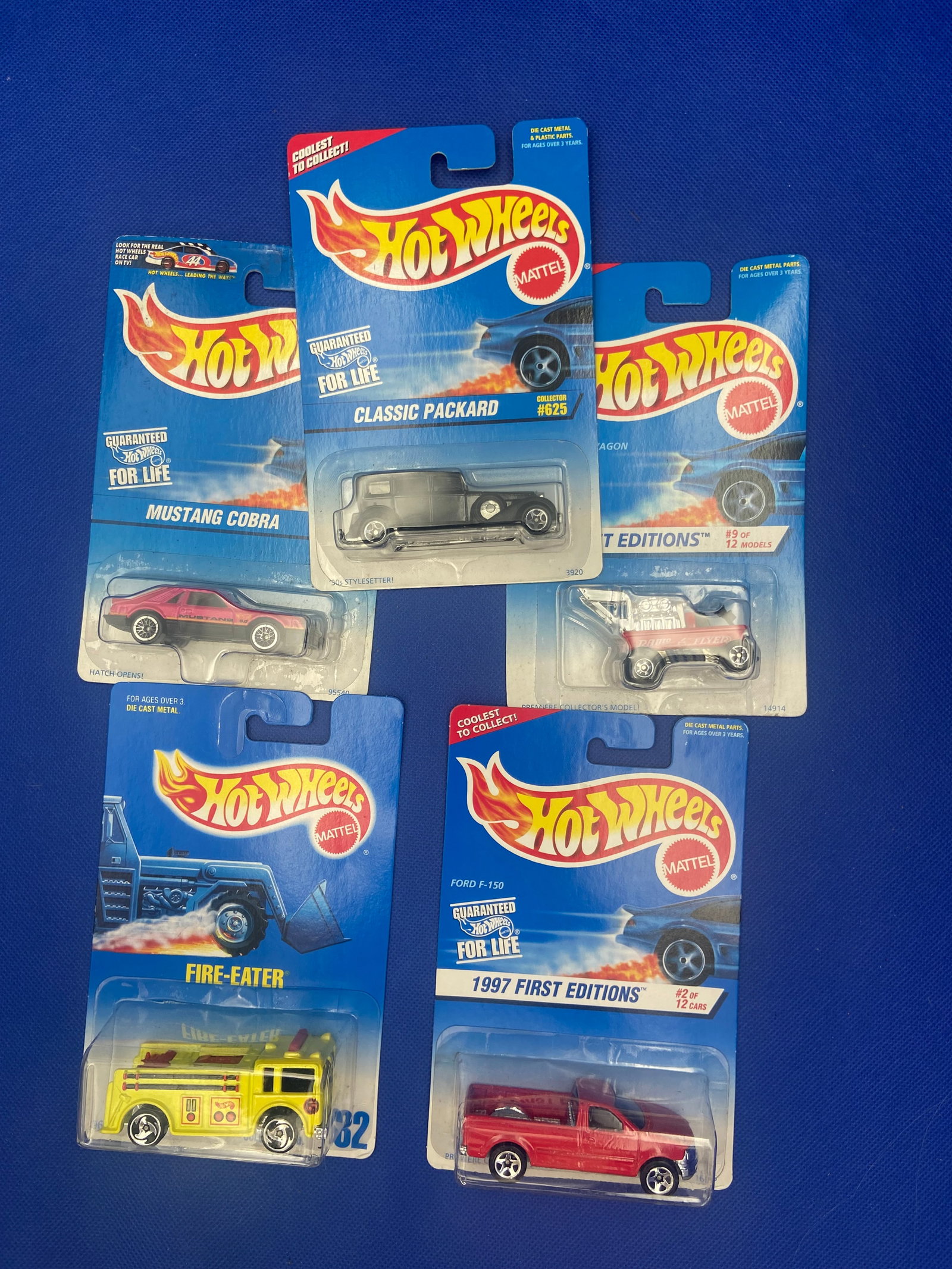 Hot Wheels Collectible Cars Set Lot of 5 (1 of 3)