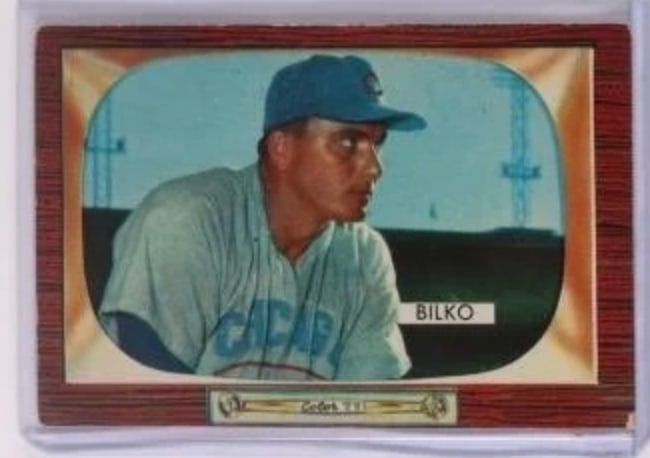 1955 Bowman Baseball Bill Bilko Card (1 of 1)