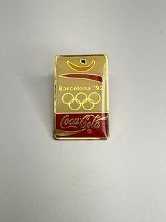 Vintage Barcelona 1991 Olympics Coke Cola Pin (1 of 1)