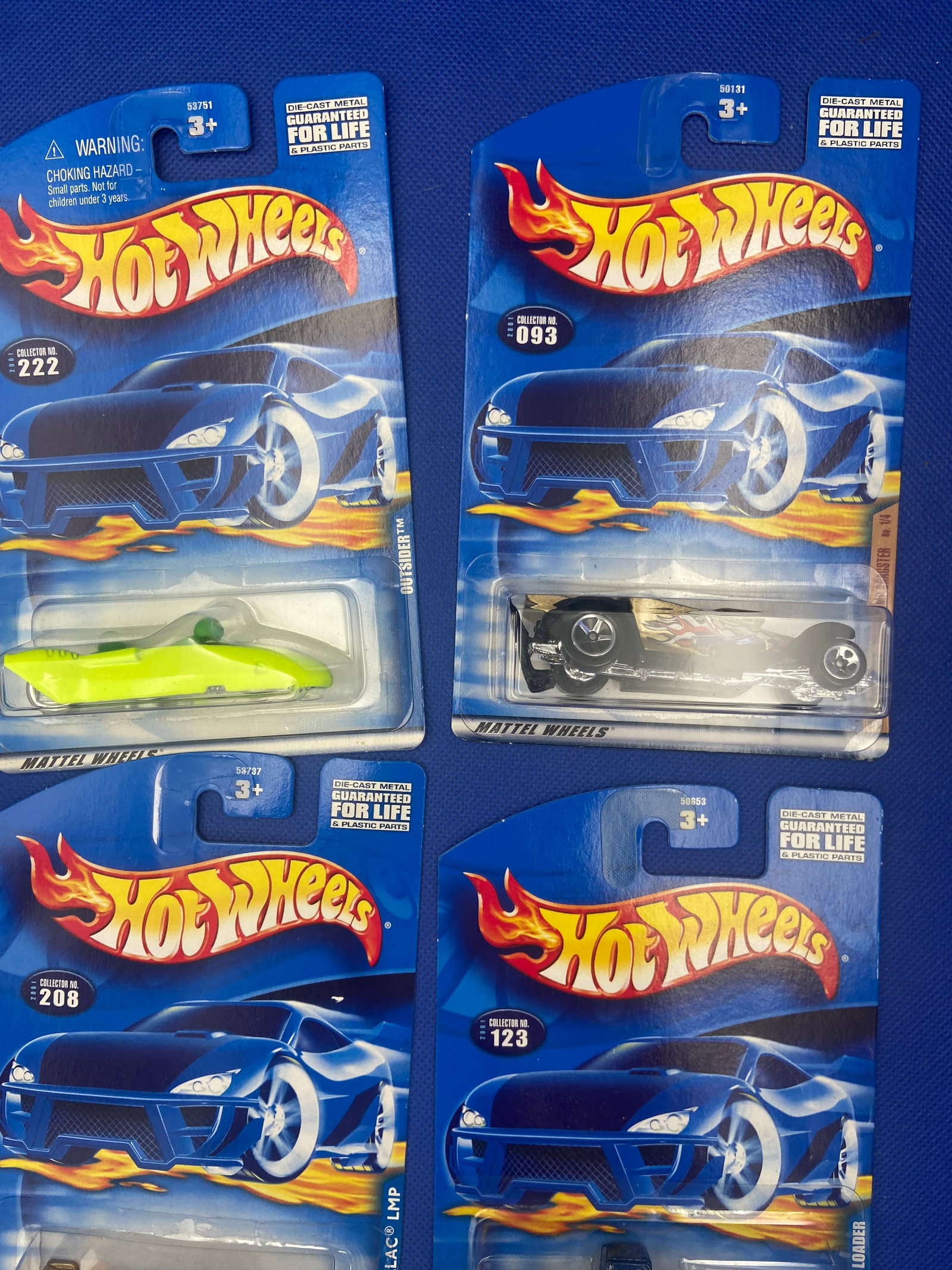 Hot Wheels Collectible Cars Set Lot of 4 - 3