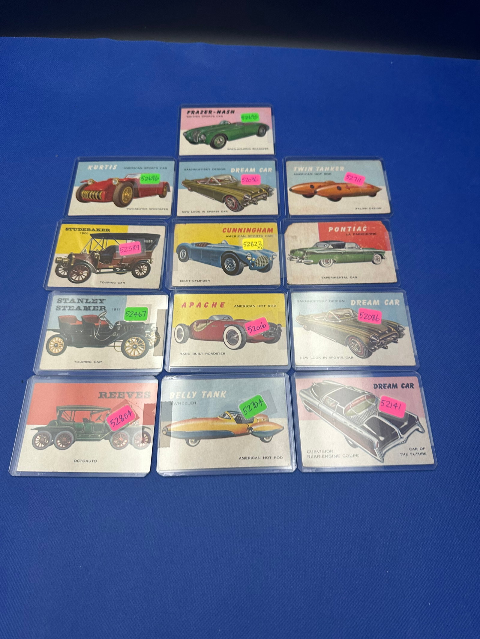 1953- beyond a lot of Vintage Topps Auto Cards Collection - 2