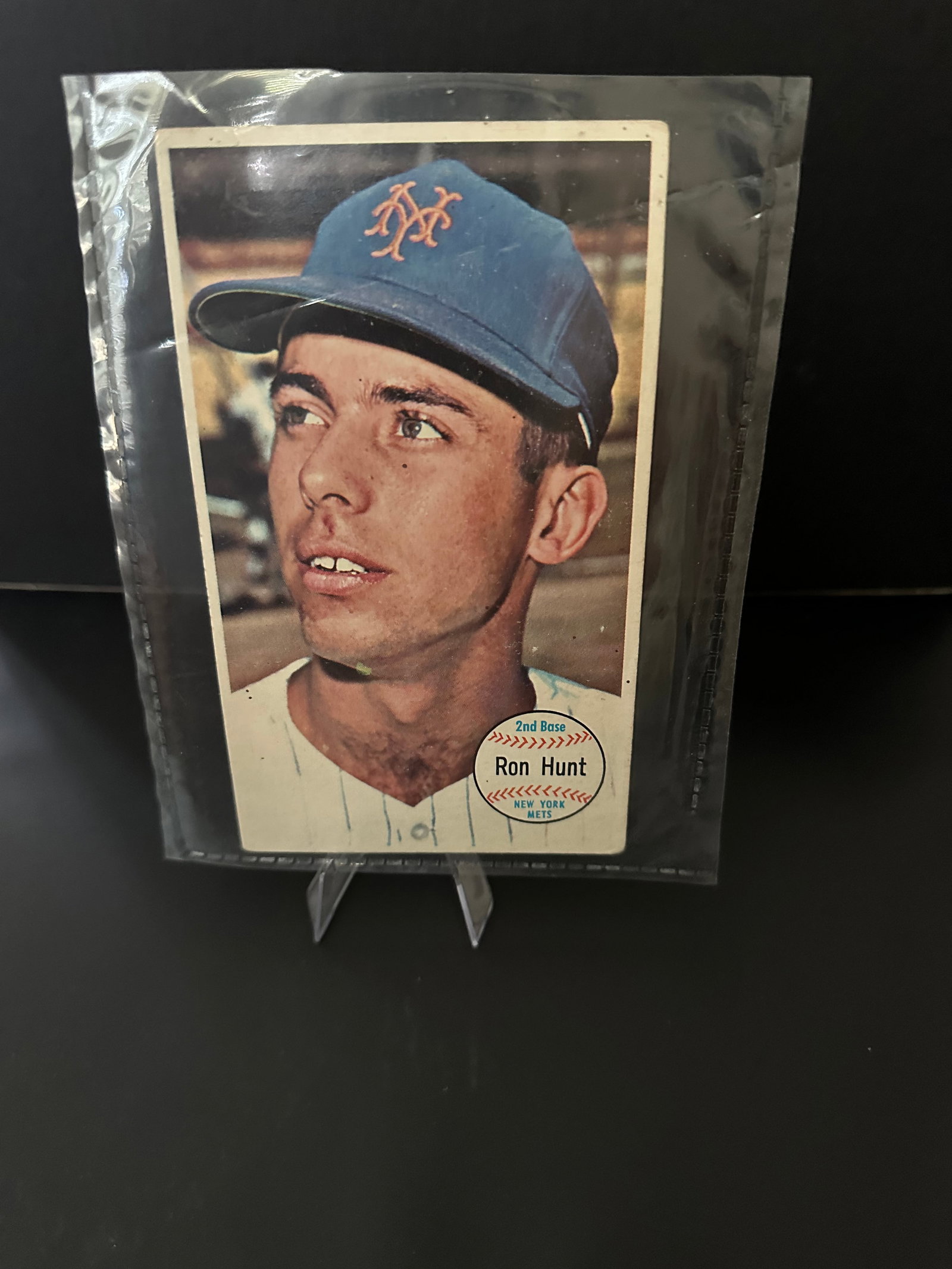 Topps Giants Ron Hunt 1964 Baseball Card (1 of 2)