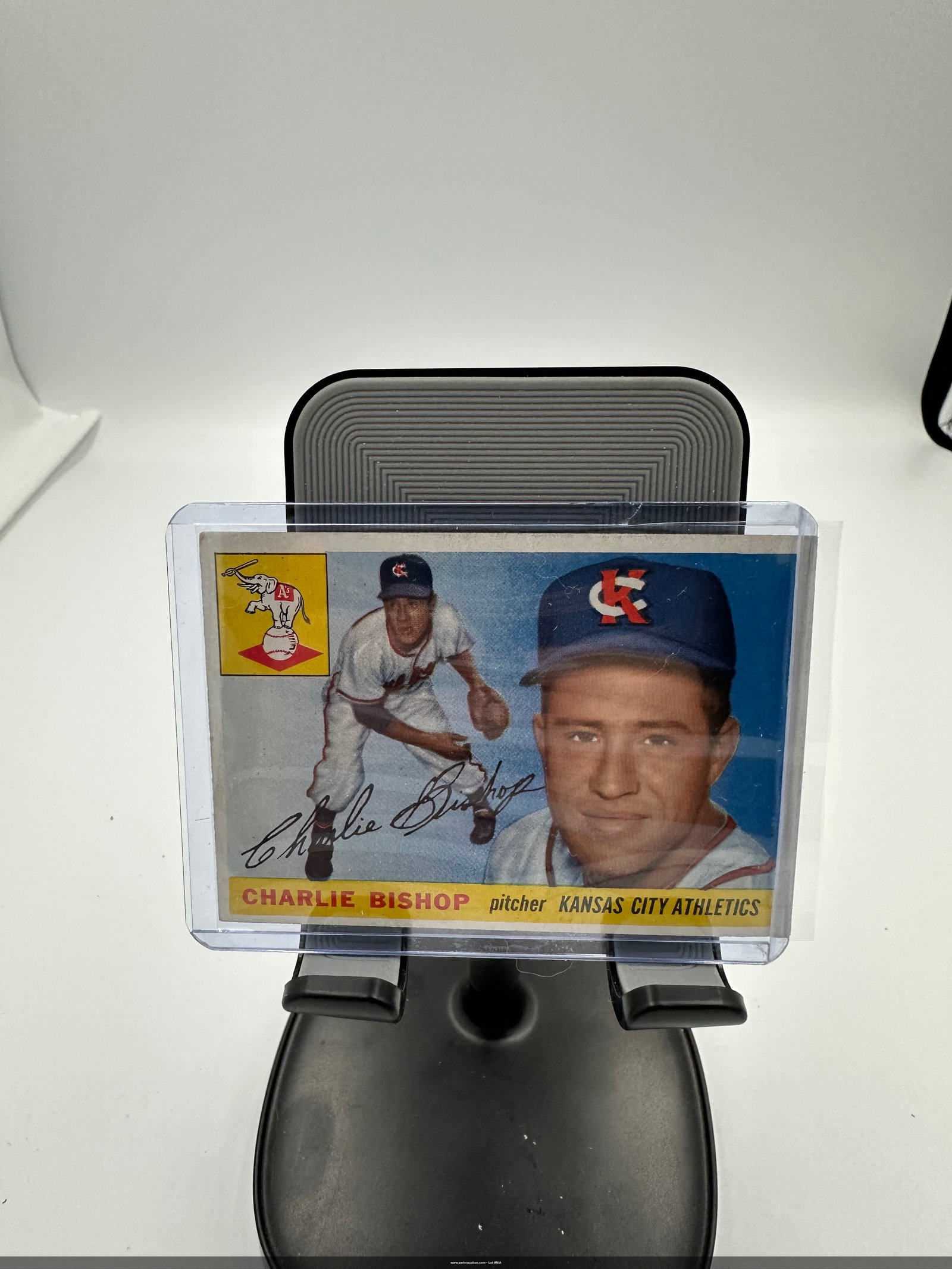 1957 Topps Baseball Card featuring Boston Red Sox pitcher Bob Porterfield. (1 of 2)