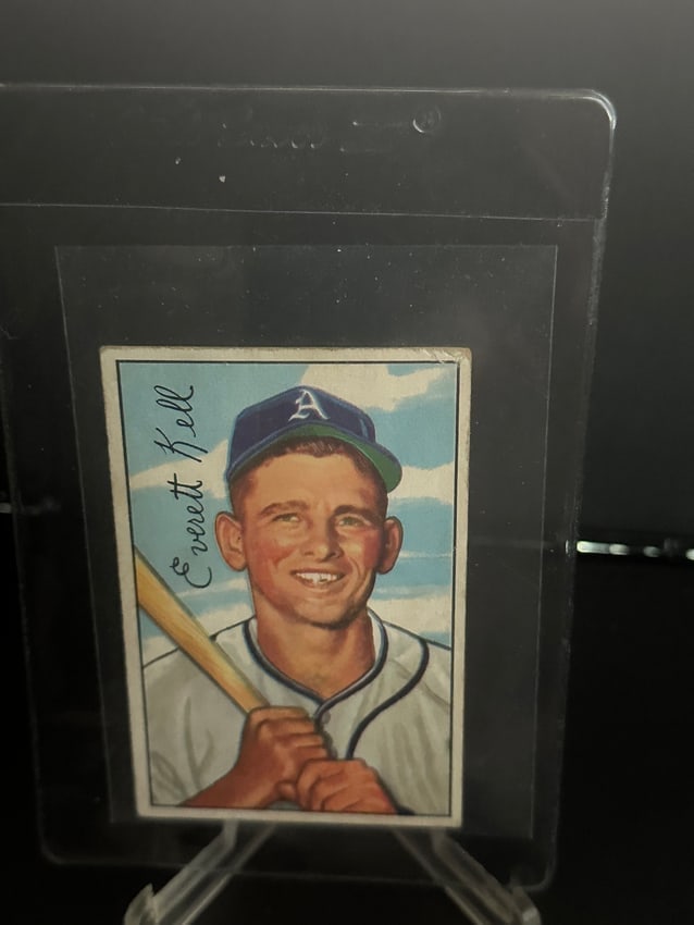 1952 Bowman Everett Kell #242: This collectible features a 1952 Bowman Everett Kell #242