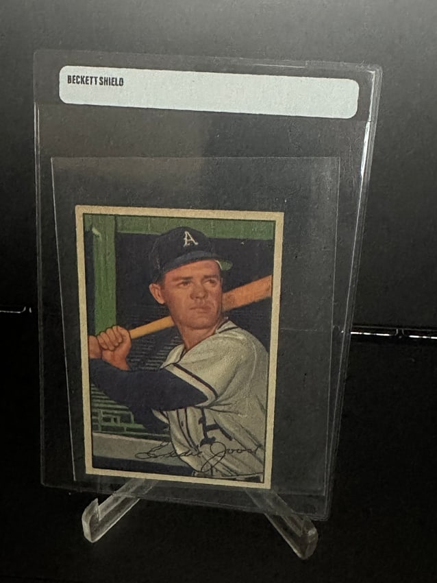 1952 Bowman Eddie Joost Baseball Card: 1952 Bowman Eddie Joost Baseball Card #26 Athletics