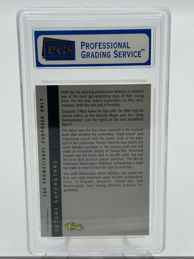 1992 Classic 4 Sport Future Superstars Promo Card - 2
