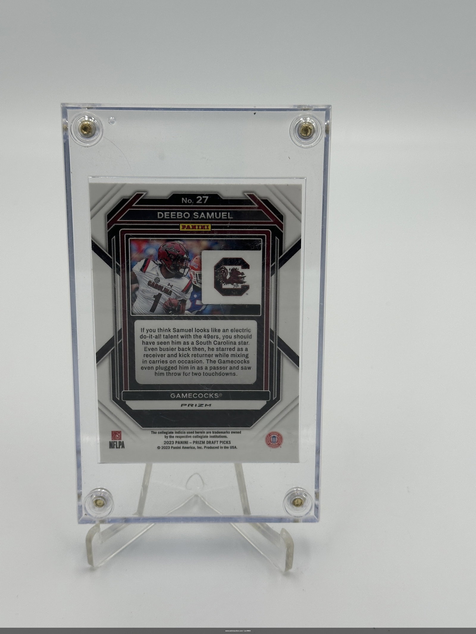 Deebo Samuel Prizm Football Card - 2