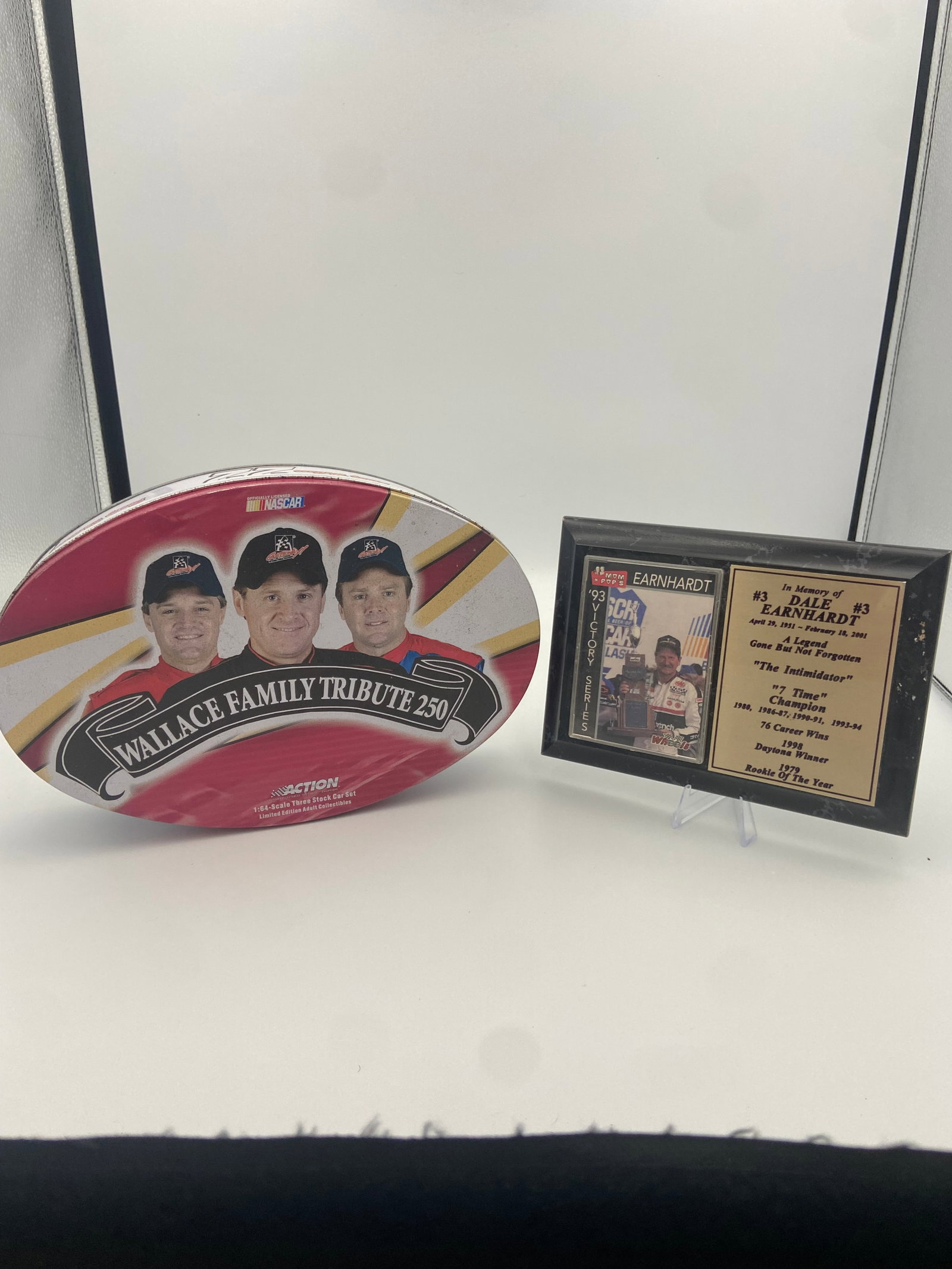 Nascar Lot- Wallace Family & Dale Earnhardt Plaque - 2