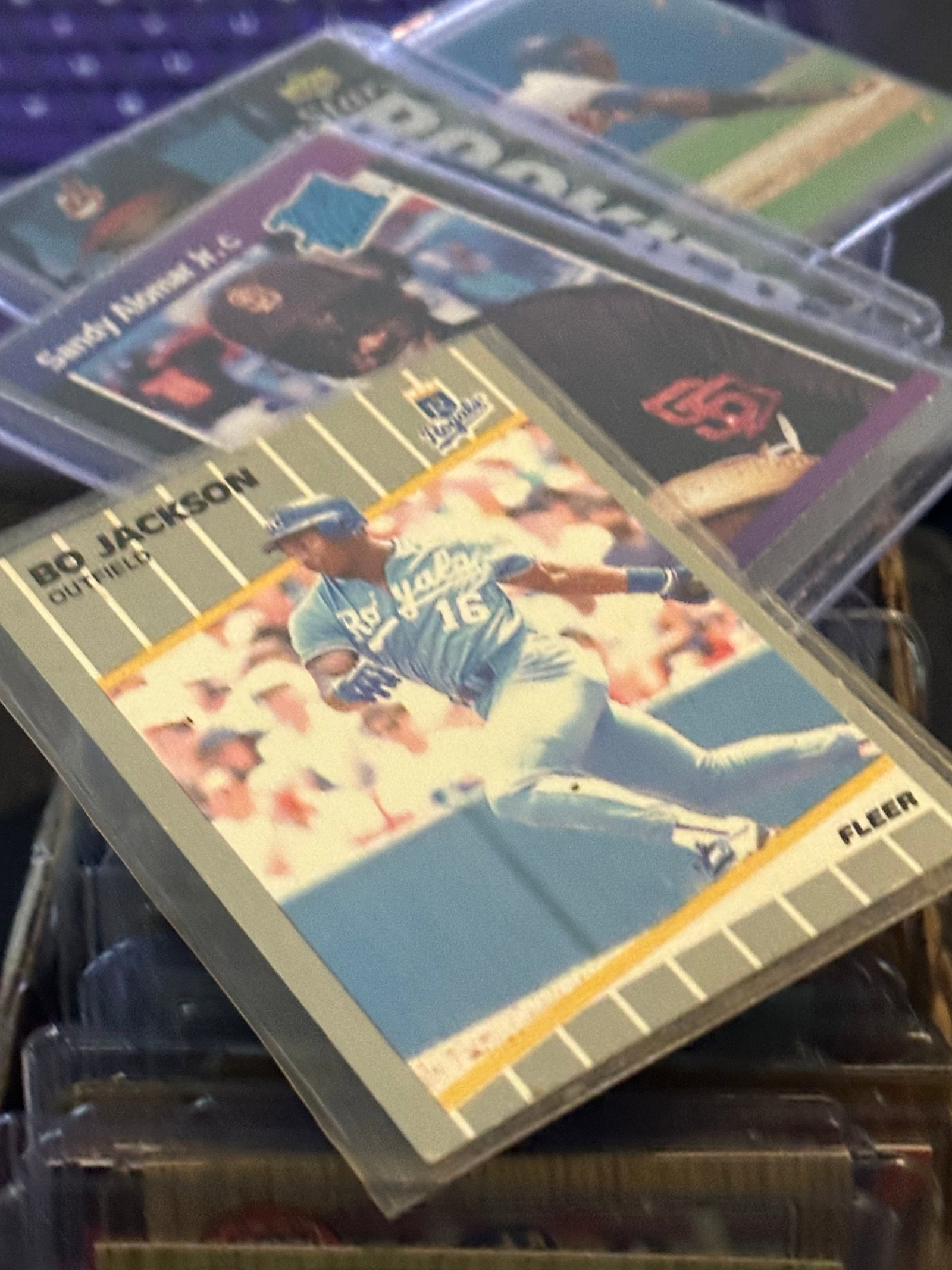 Unsorted Sleved MLB Baseball Trading Card - 3