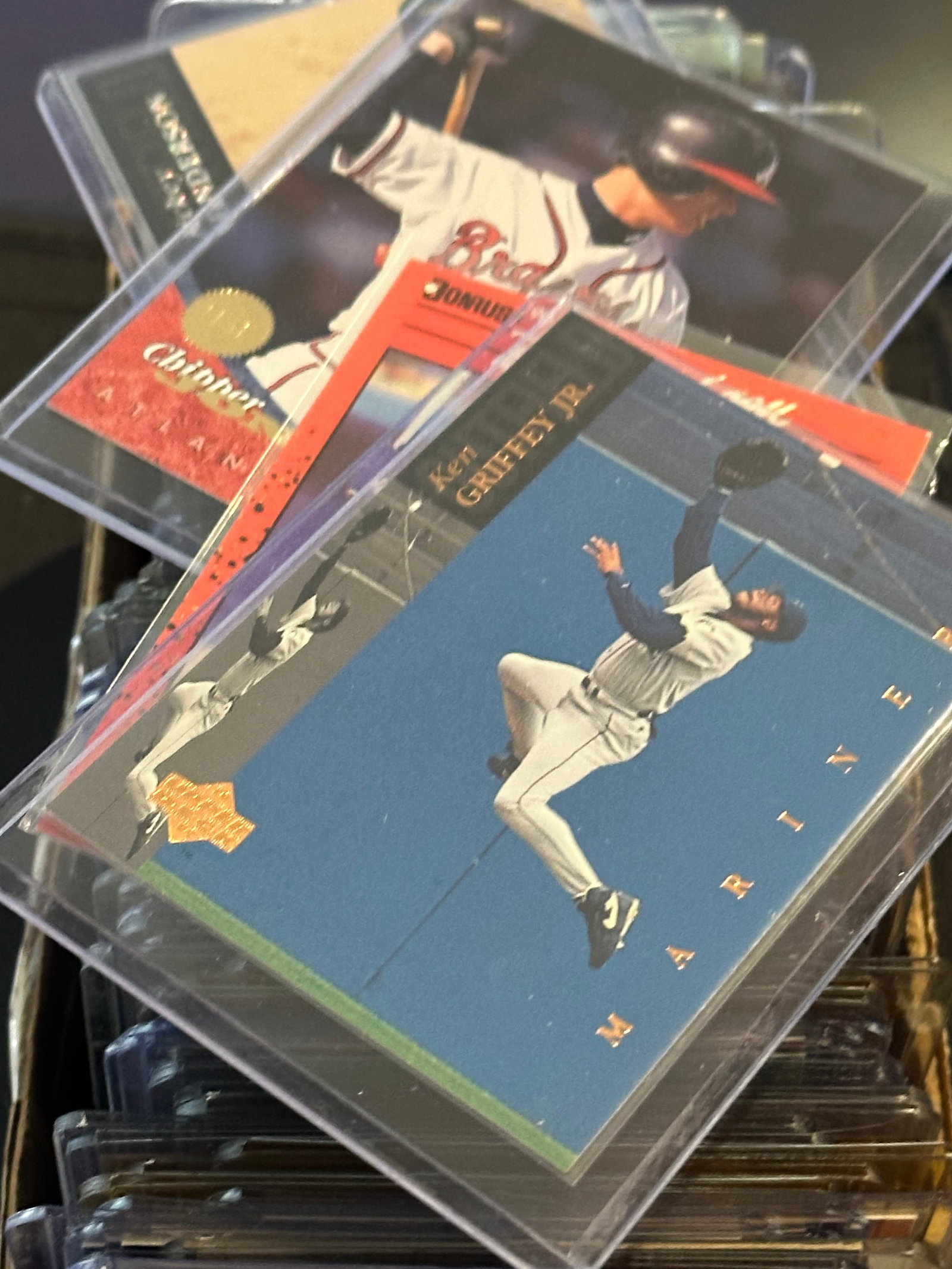 Unsorted Sleved MLB Baseball Trading Card - 4