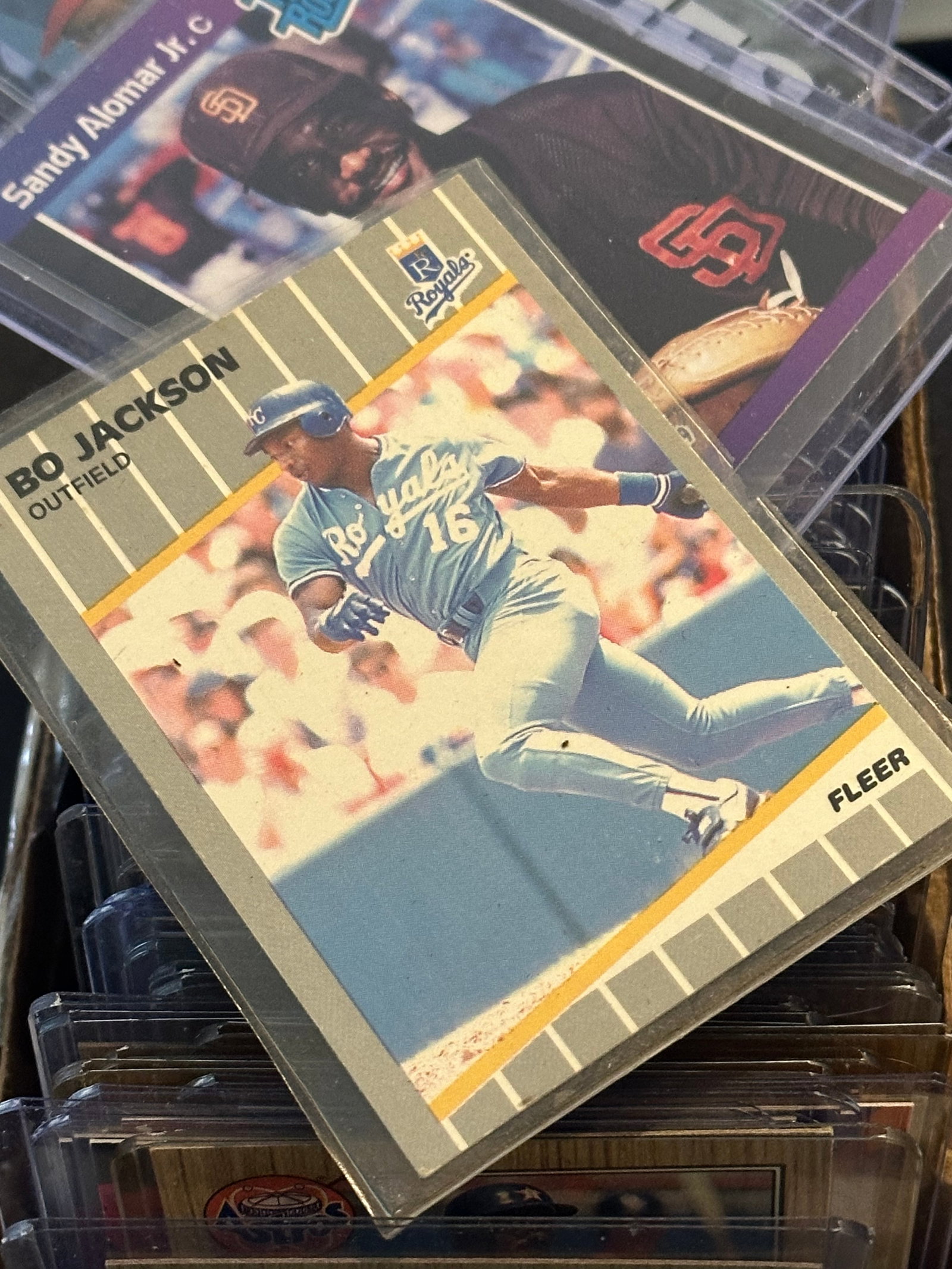 Unsorted Sleved MLB Baseball Trading Card - 5