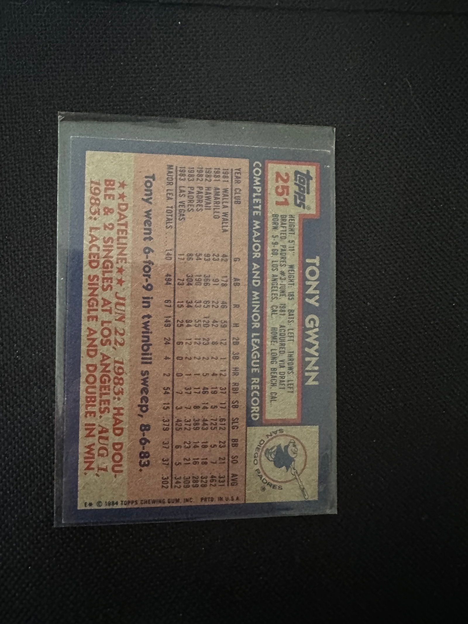Baseball Trading Card - 2