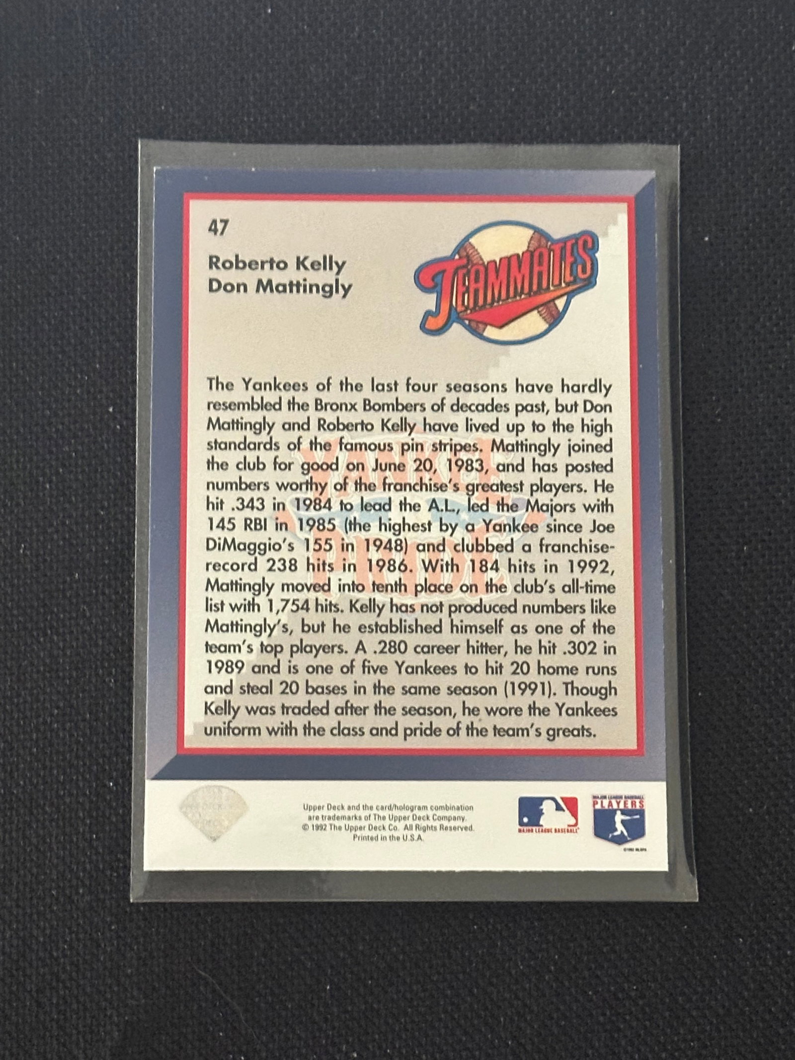 Baseball Trading Card - 2