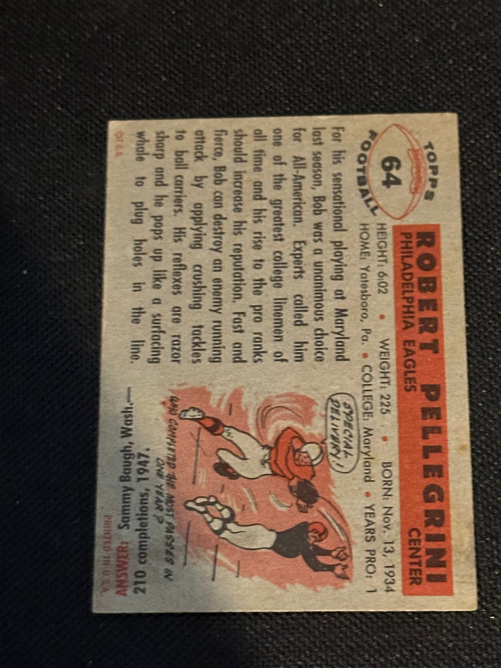 1956 Topps Vintage Football Trading Cards - 2