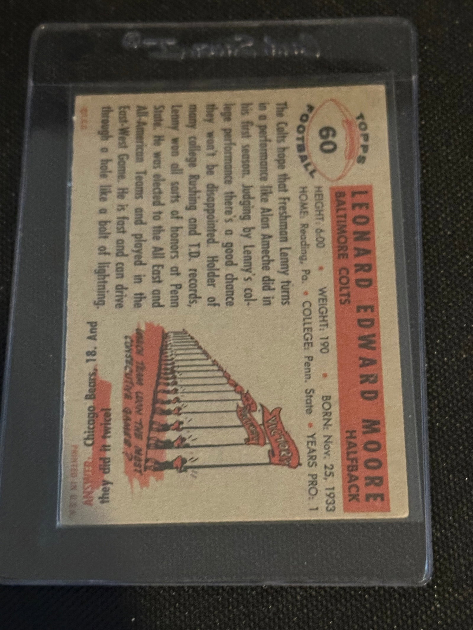 1956 Topps Vintage Football Trading Cards - 2